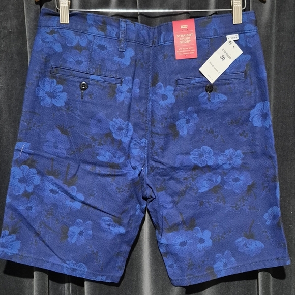 Levi's Blue Chino Shorts - Picture 3 of 5